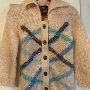 AUTHENTIC COACH SWEATER with leather detail!